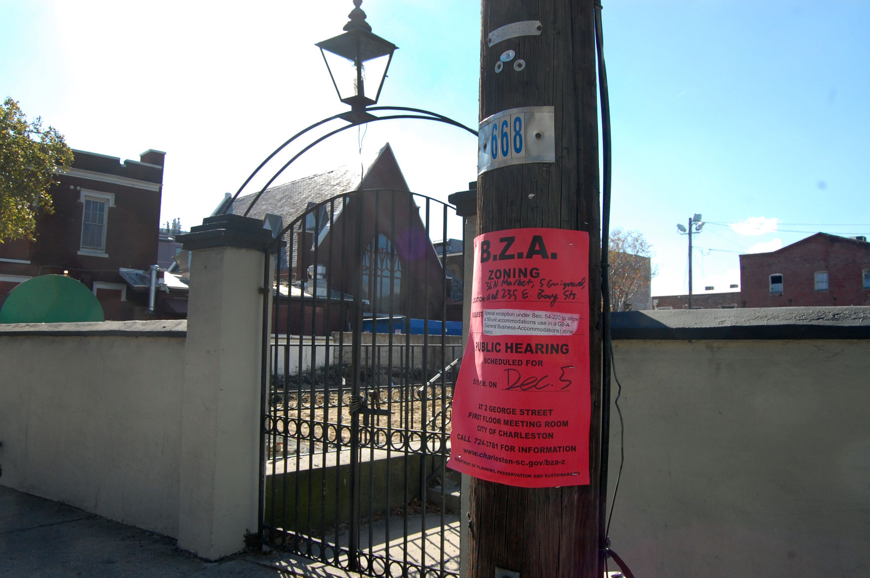 Pinckney House site